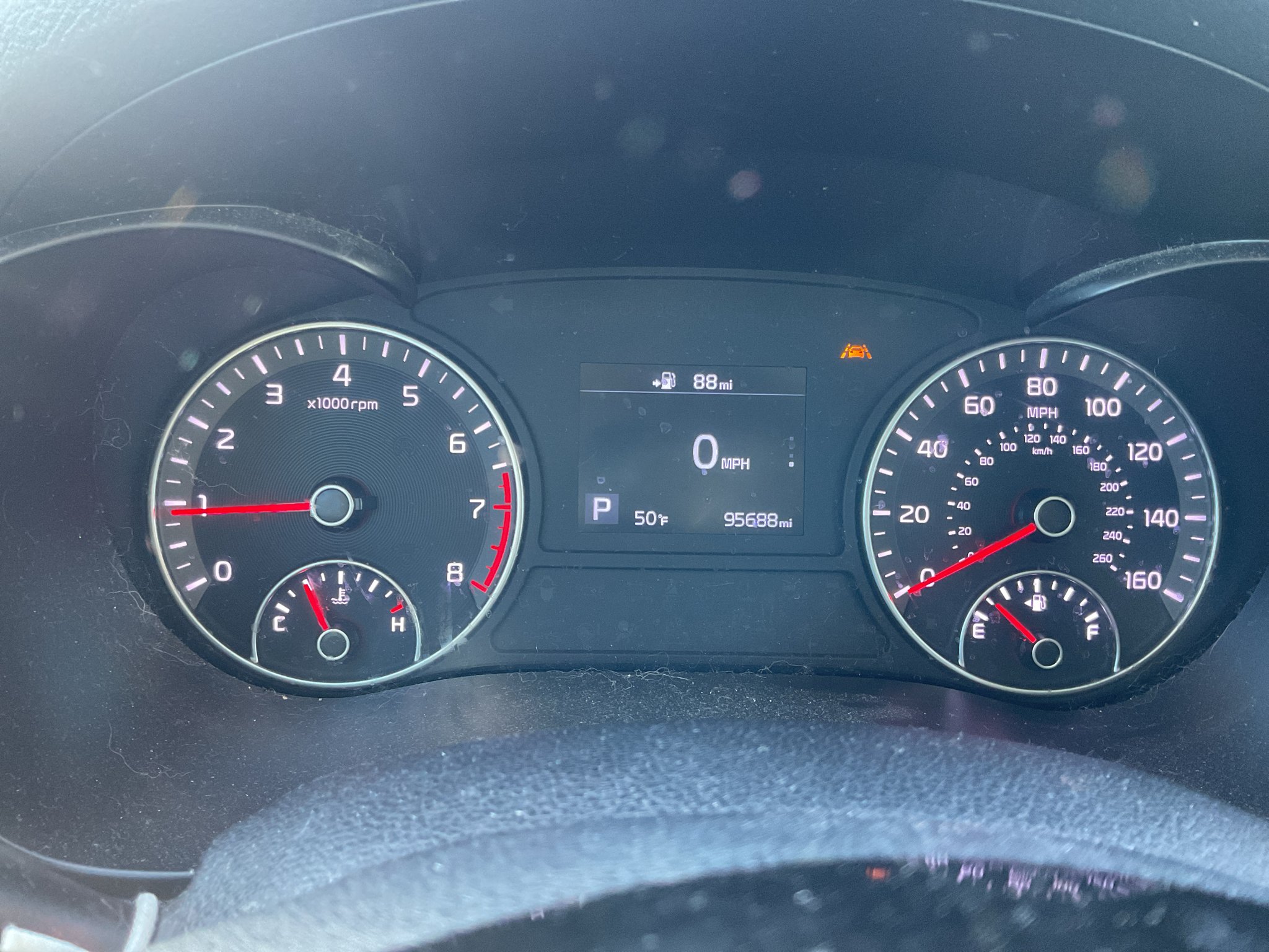 Used 2020 Snow White Pearl Kia LX image 9