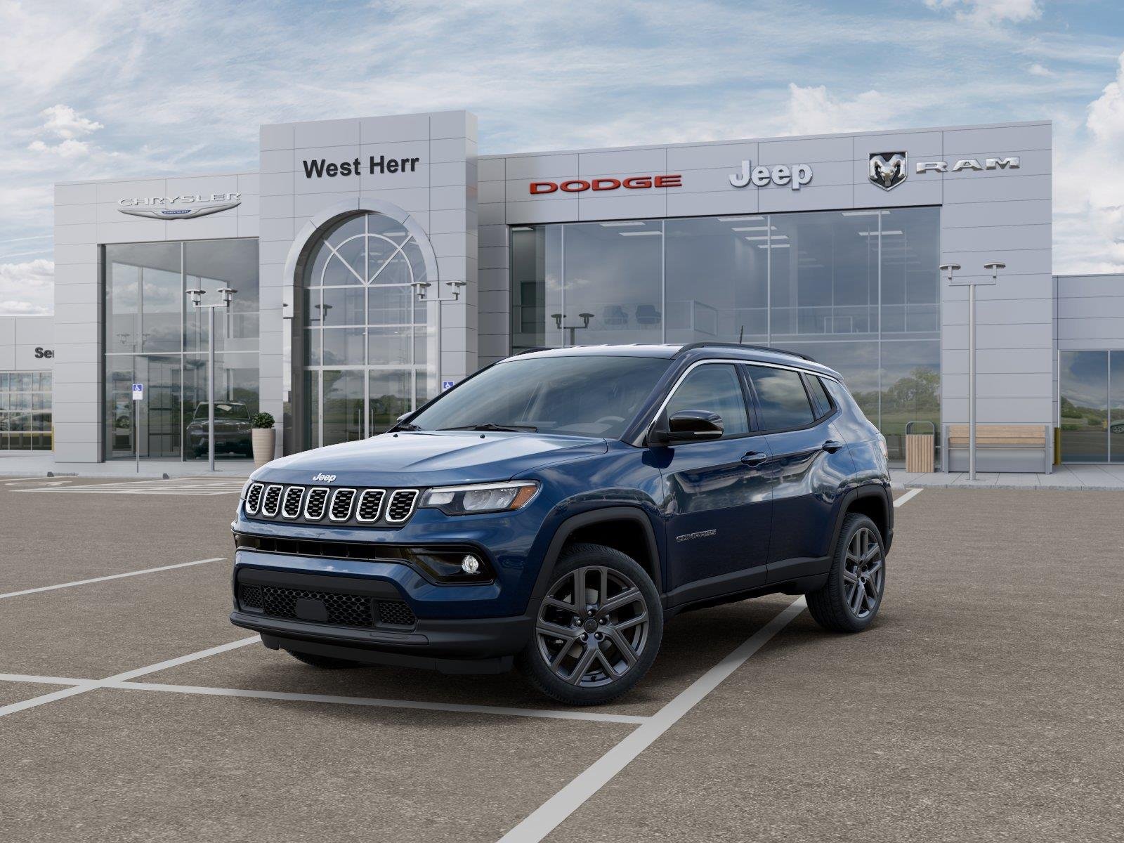 New 2026 Fathom Blue Pearl Coat Jeep COMPASS LIMITED ALTITUDE 4X4 image 1