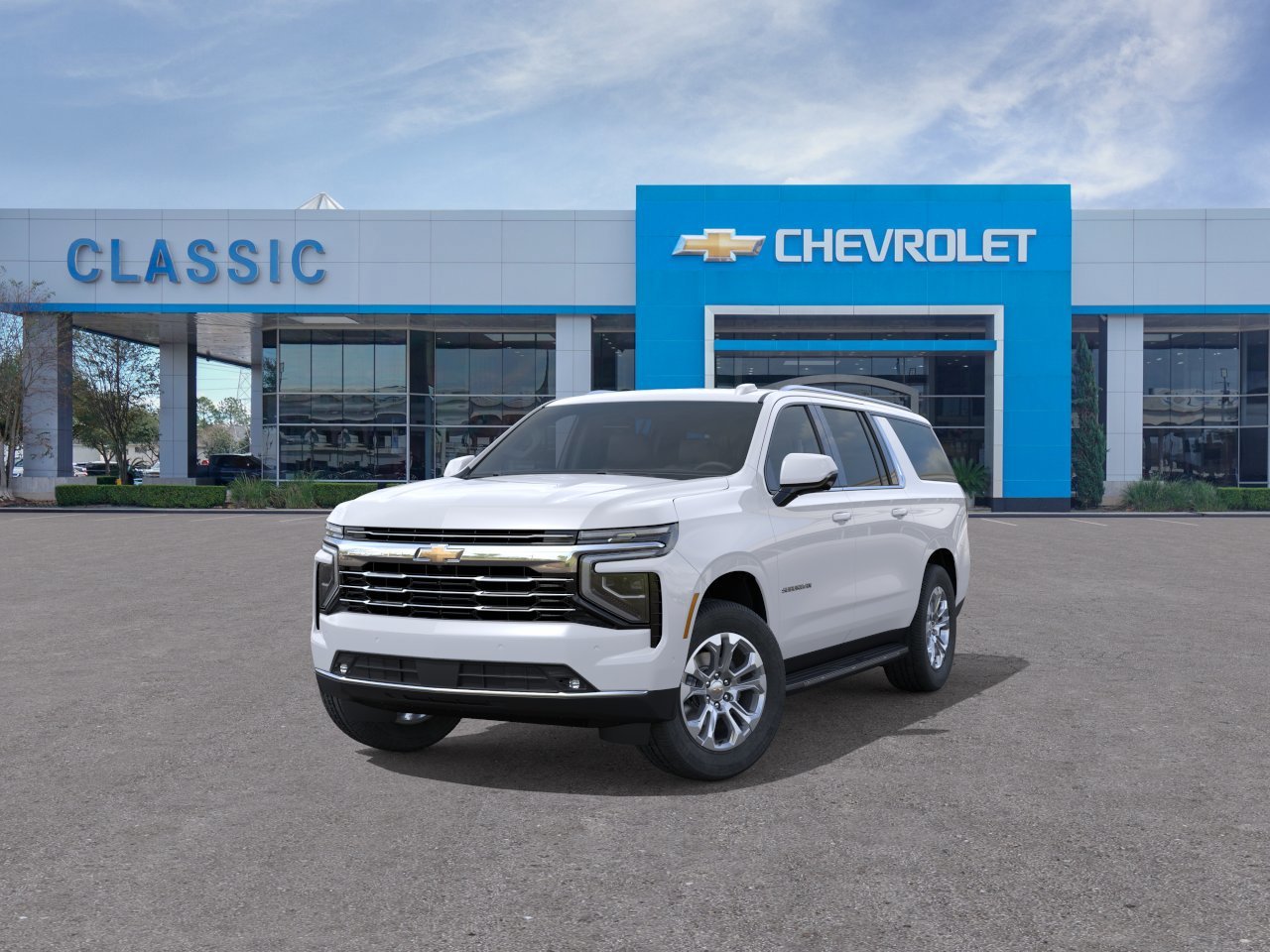 2026 Chevrolet Suburban LT White at Classic Elite Chevrolet Hwy 6