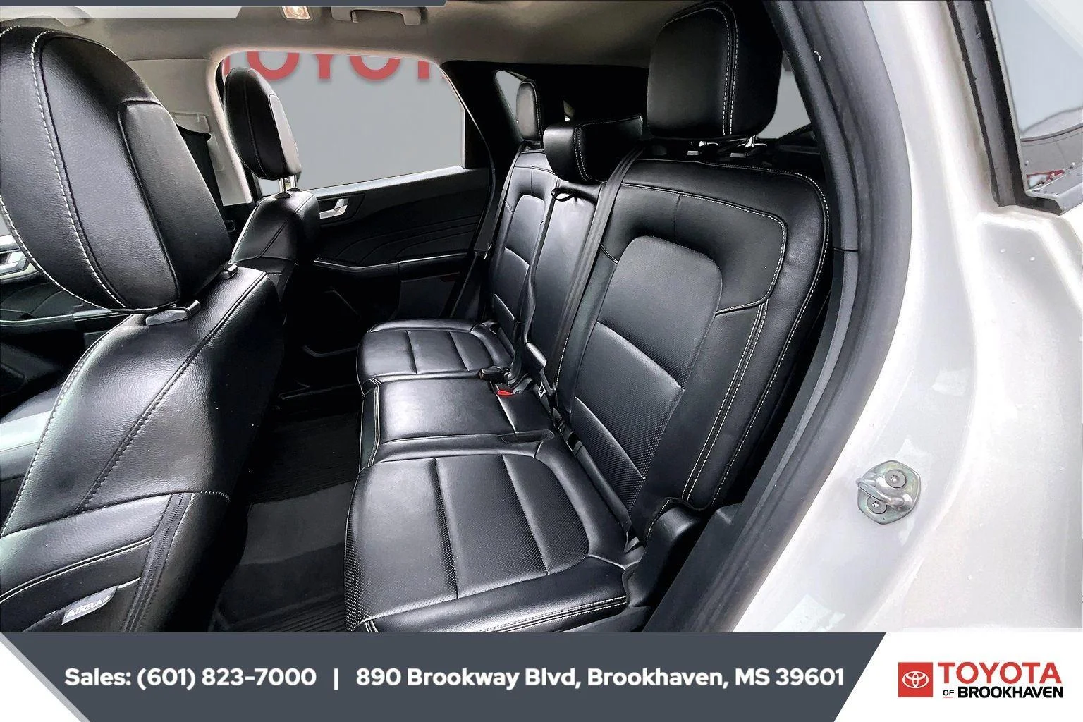 Used 2022 Star White Metallic Tri-Coat ford SEL image 19