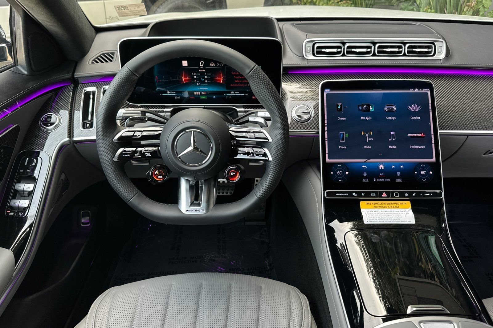 New 2026 MANUFAKTUR Moonlight White Metallic Mercedes-Benz S 63 E AMG® image 27