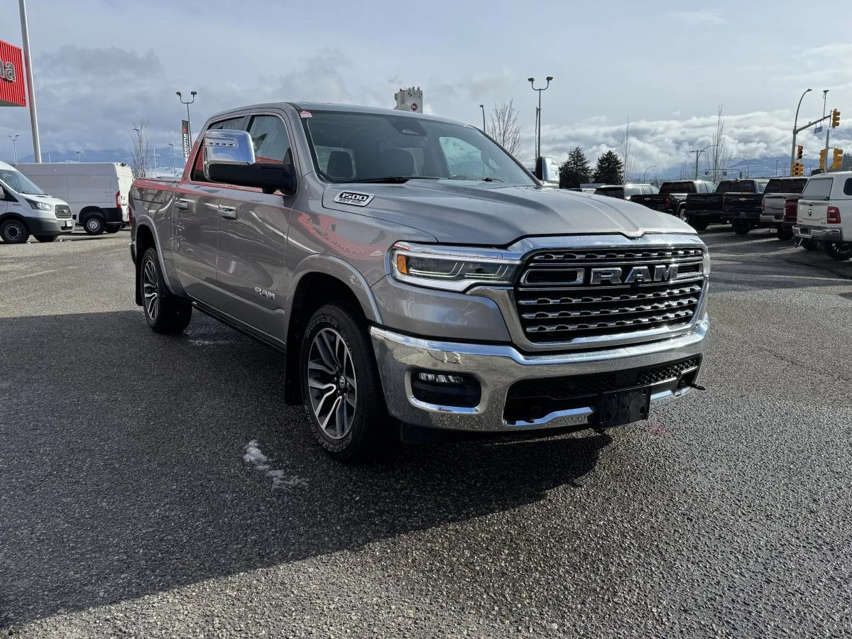 Used 2025 Silver RAM Limited Longhorn 4x4 Crew Cab 5
