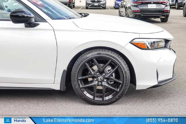 New 2026 Platinum White Pearl Honda FWD Sport image 7