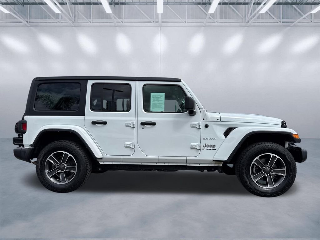 Certified Used 2023 White/off-white Jeep Sahara image 3