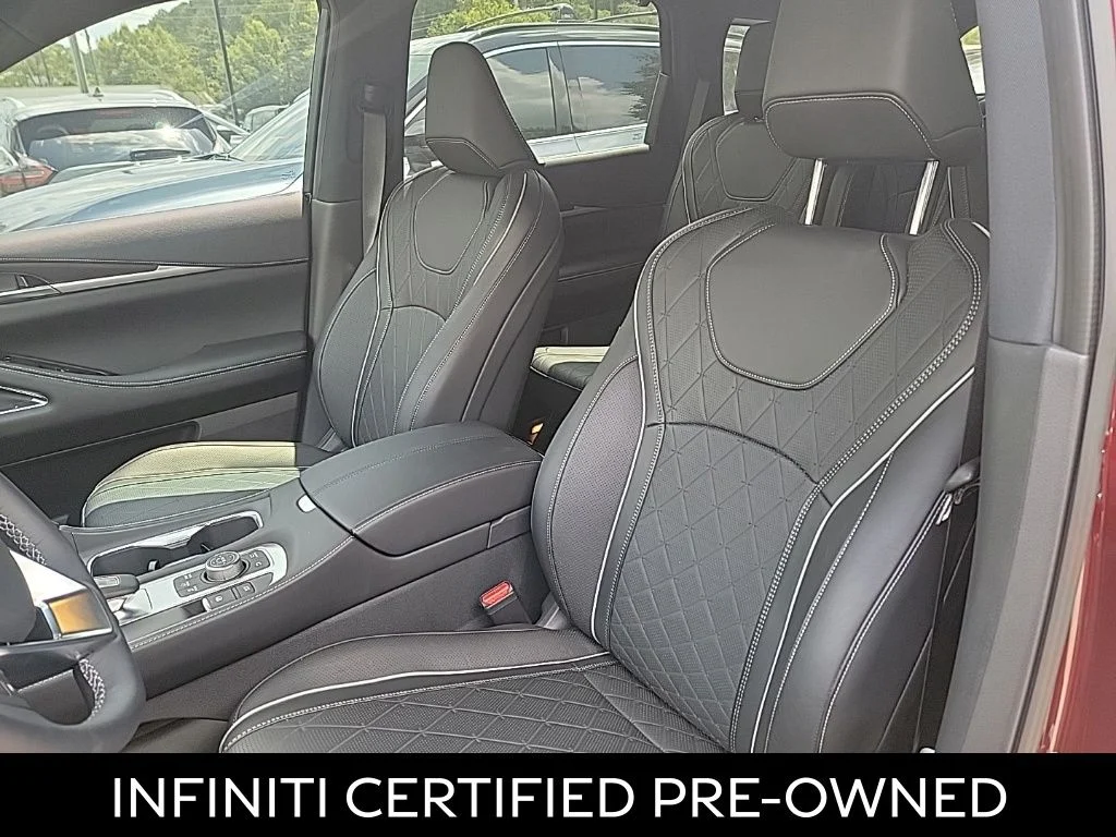 Certified Used 2025 Deep Bordeaux/Blk Obsid INFINITI Autograph image 6