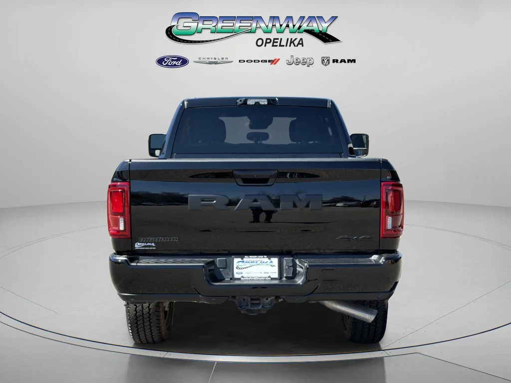 New 2025 Diamond Black Crystal Pearlcoat RAM Big Horn image 4