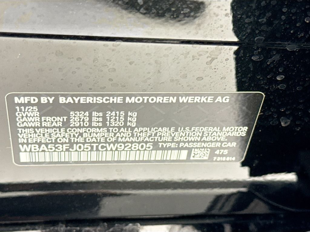 New 2026 Black Sapphire Metallic BMW 530i xDrive image 34