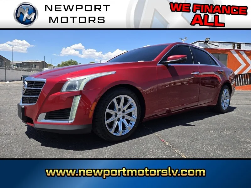 Used 2014 Red Obsession Tintcoat Cadillac Luxury RWD image 1