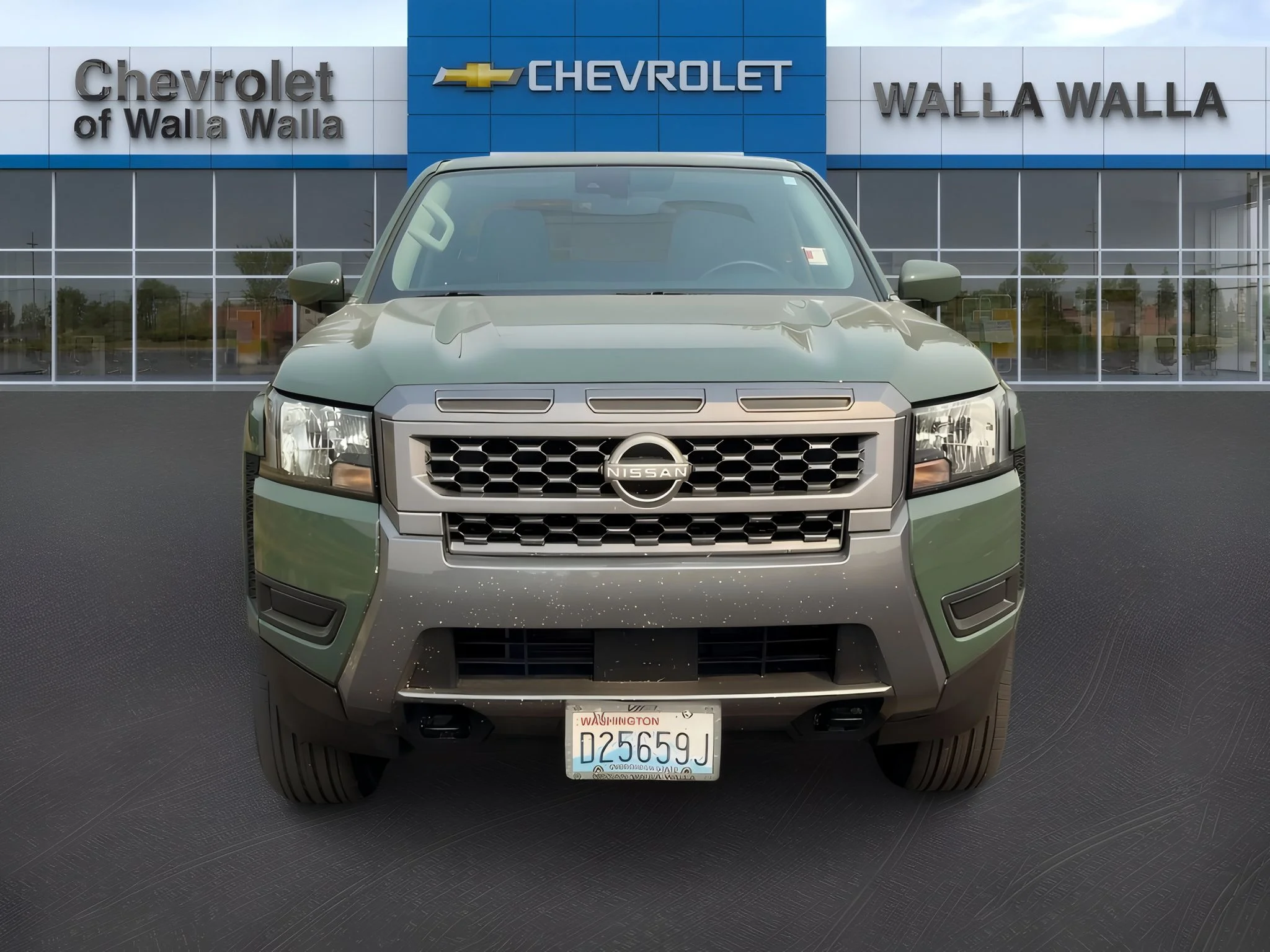 Used 2025 Tactical Green Metallic Nissan SV image 2