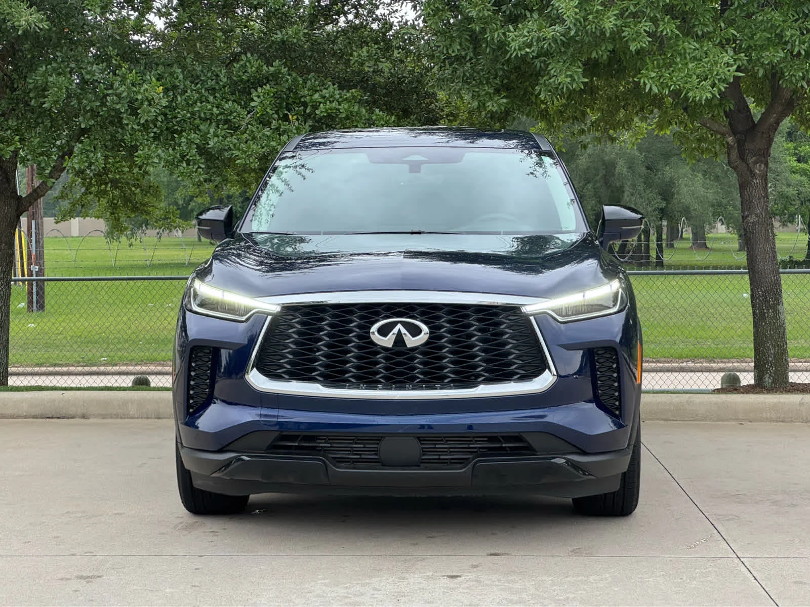 Certified Used 2025 Grand Blue INFINITI PURE image 2