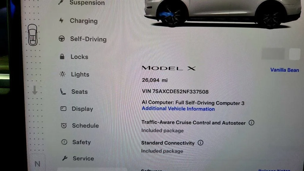 Used 2022 Pearl White Multi-Coat Tesla AWD w/ 22
