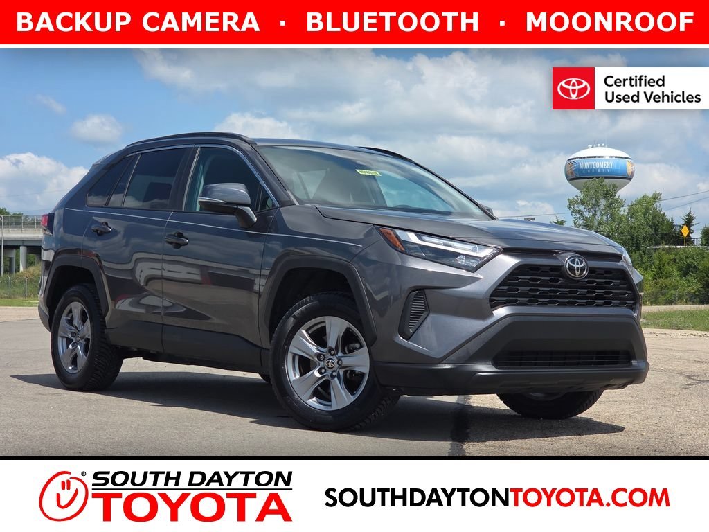 Certified Used 2022 Magnetic Gray Metallic Toyota XLE image 1