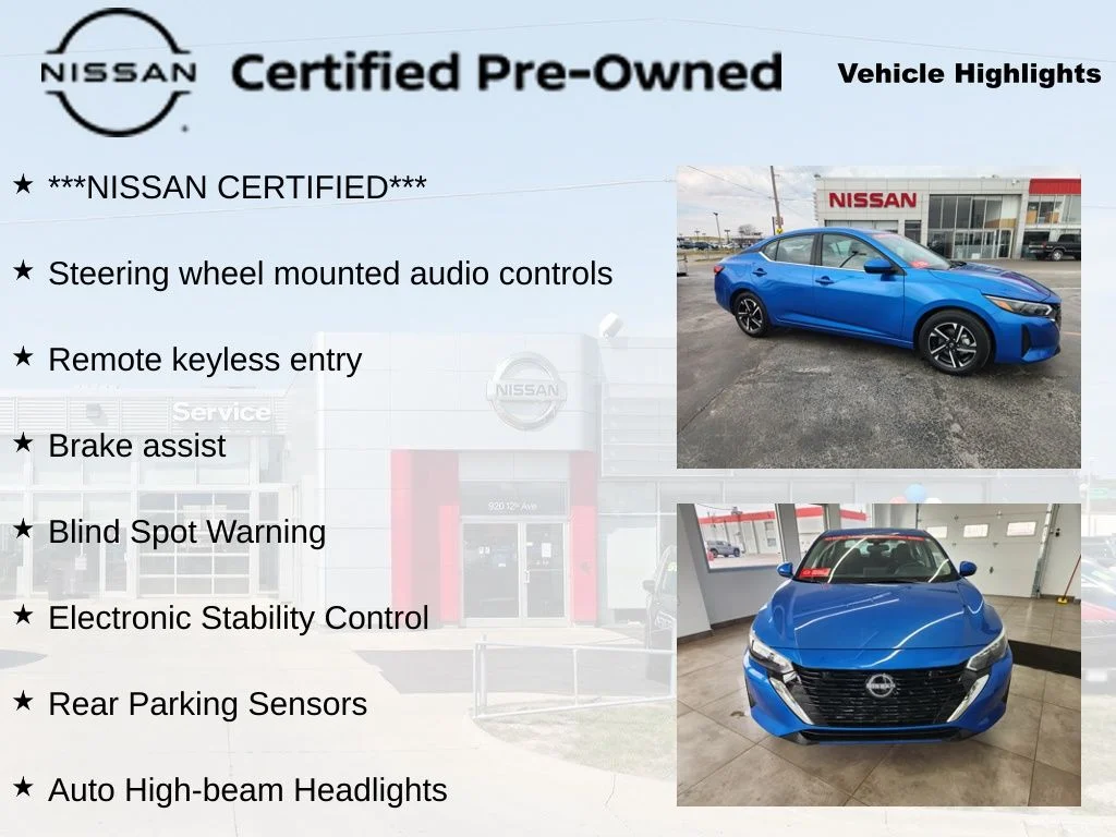 Used 2025 Blue Nissan SV image 9
