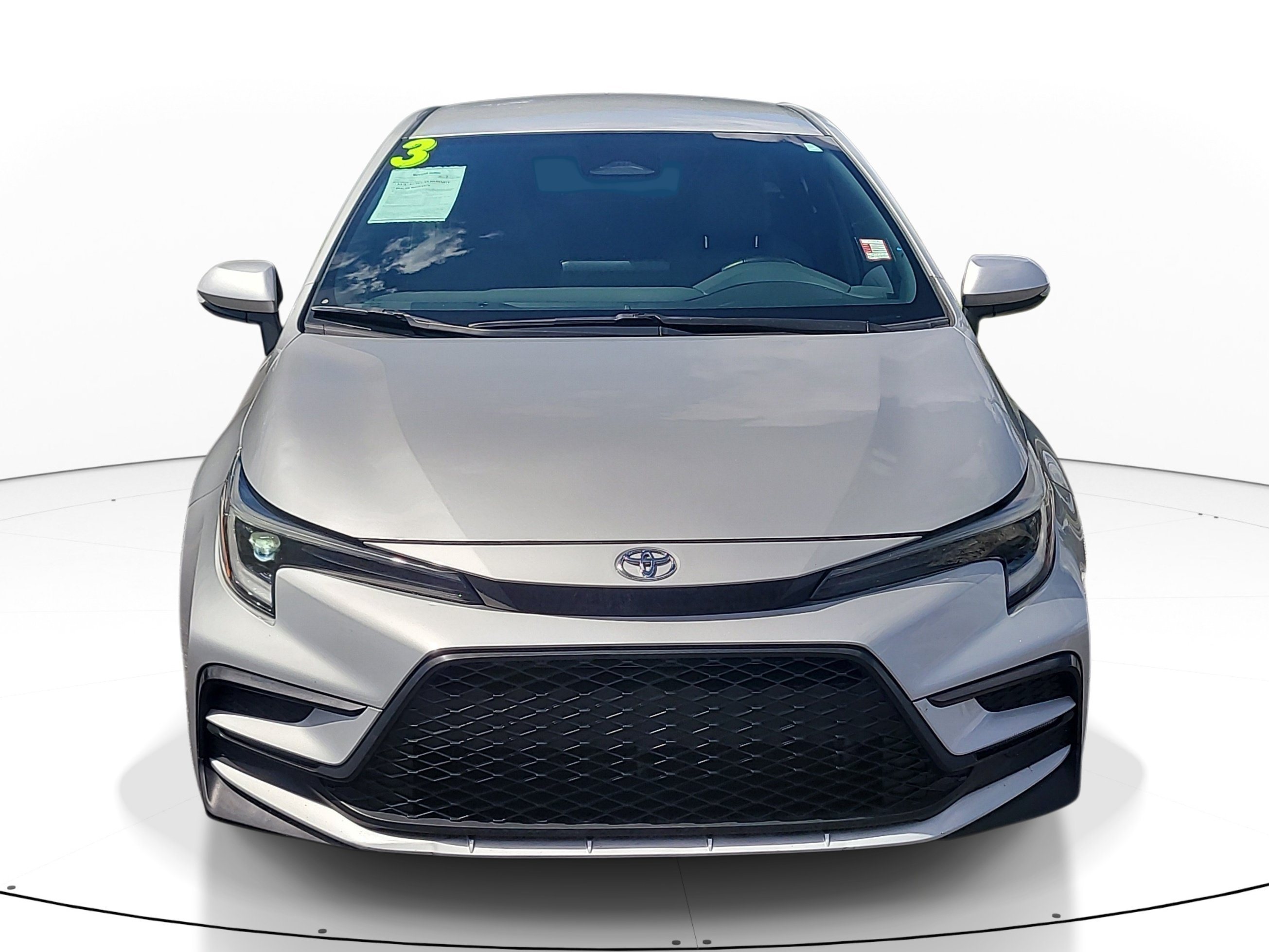 Used 2023 Classic Silver Metallic Toyota SE image 2
