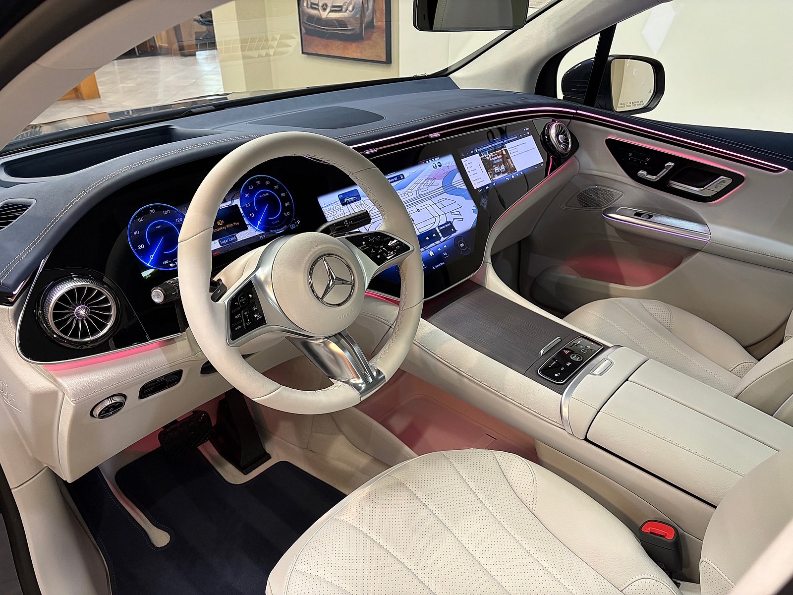 New 2027 Twilight Blue Metallic Mercedes-Benz EQE 320+ image 16