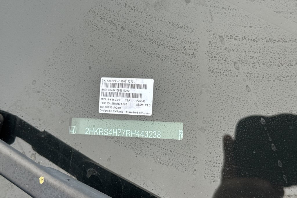 Used 2024 Meteorite Gray Metallic Honda EX-L image 8