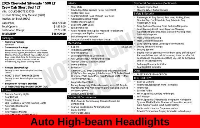 Used 2026 Gray Chevrolet LT image 64