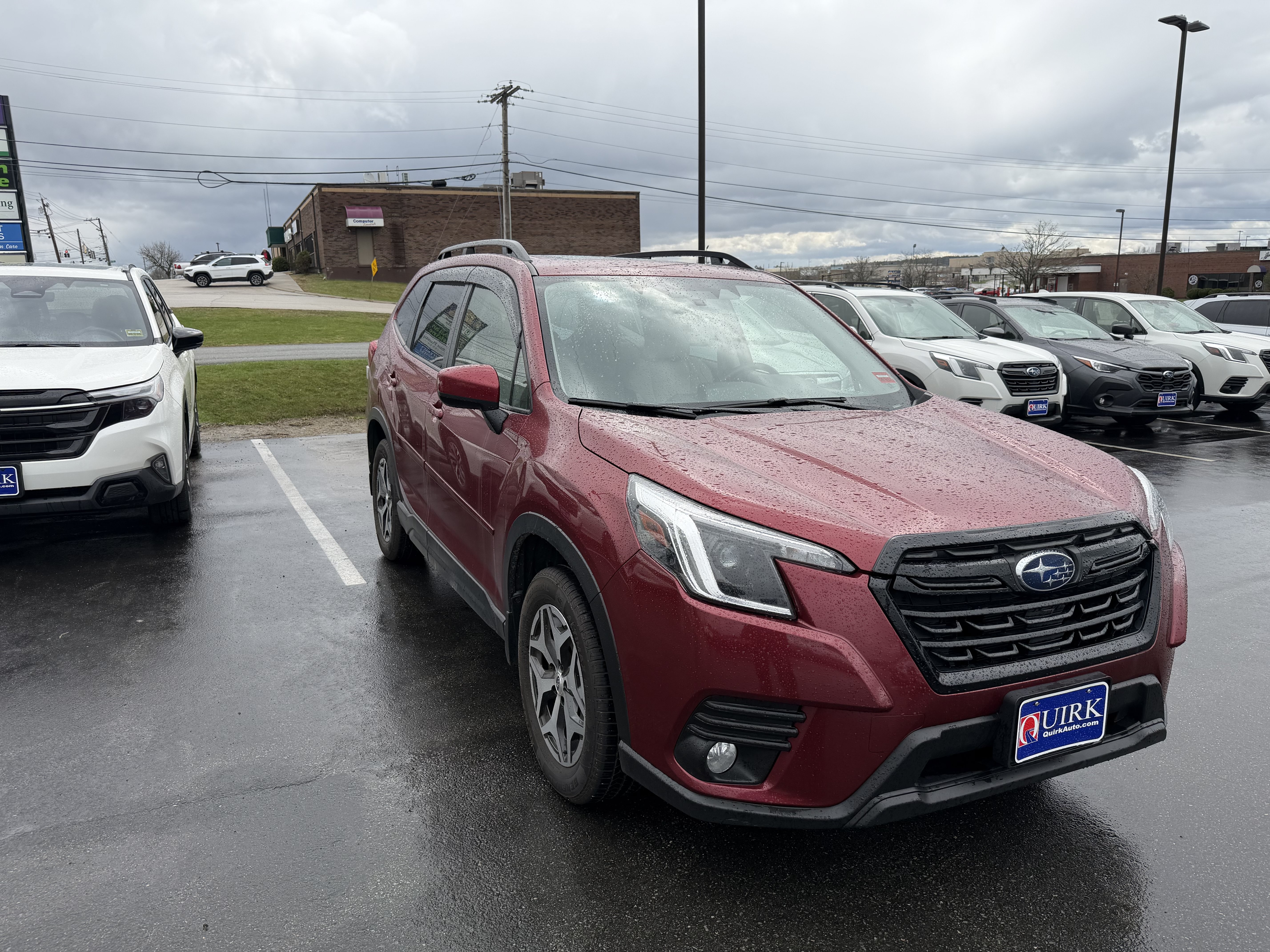 Used 2023 Crimson Red Pearl Subaru Premium image 7