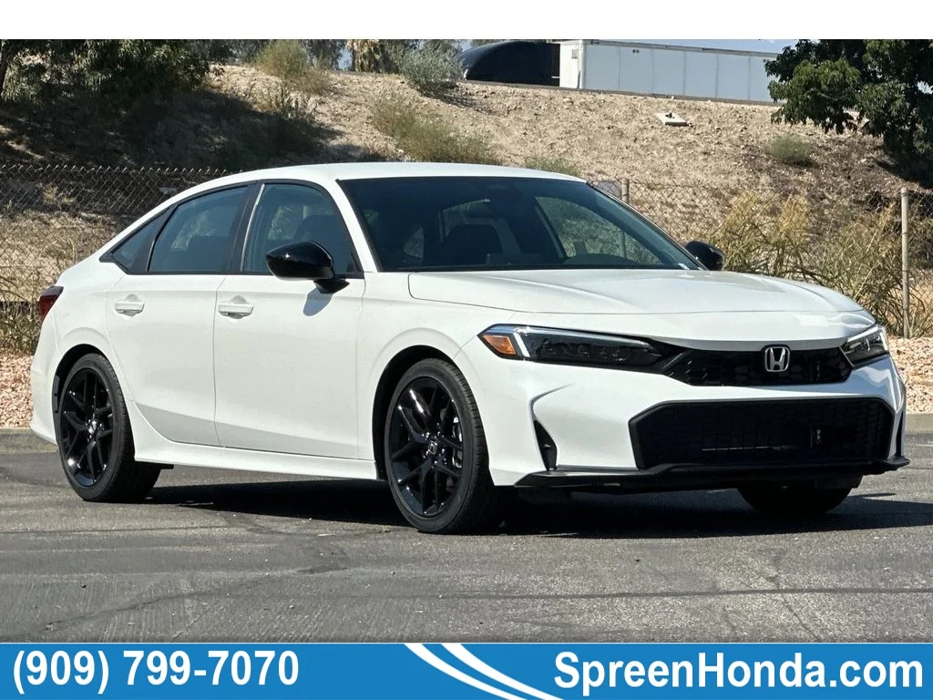 New 2026 Platinum White Pearl Honda Sport image 1