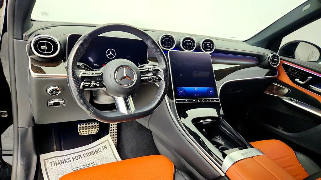 Used 2023 Black Mercedes-Benz GLC 300 4MATIC SUV w/ AMG® Line & Exclusive Trim Pkg image 11