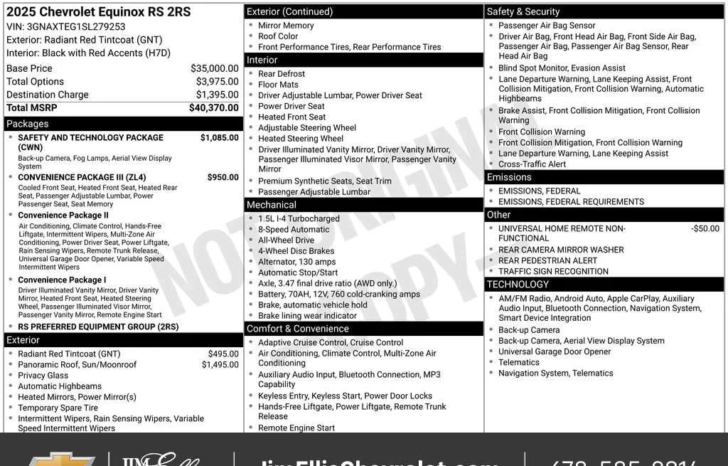 2025 Chevrolet Equinox RS - Photo 7