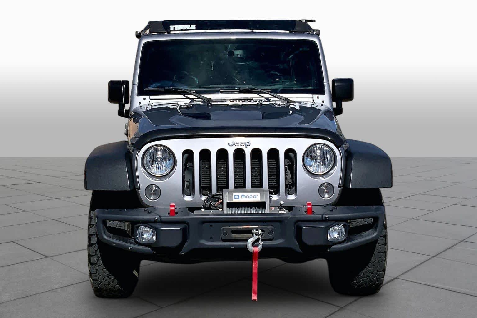 Used 2015 Billet Silver Metallic Clearcoat Jeep Rubicon Hard Rock image 3