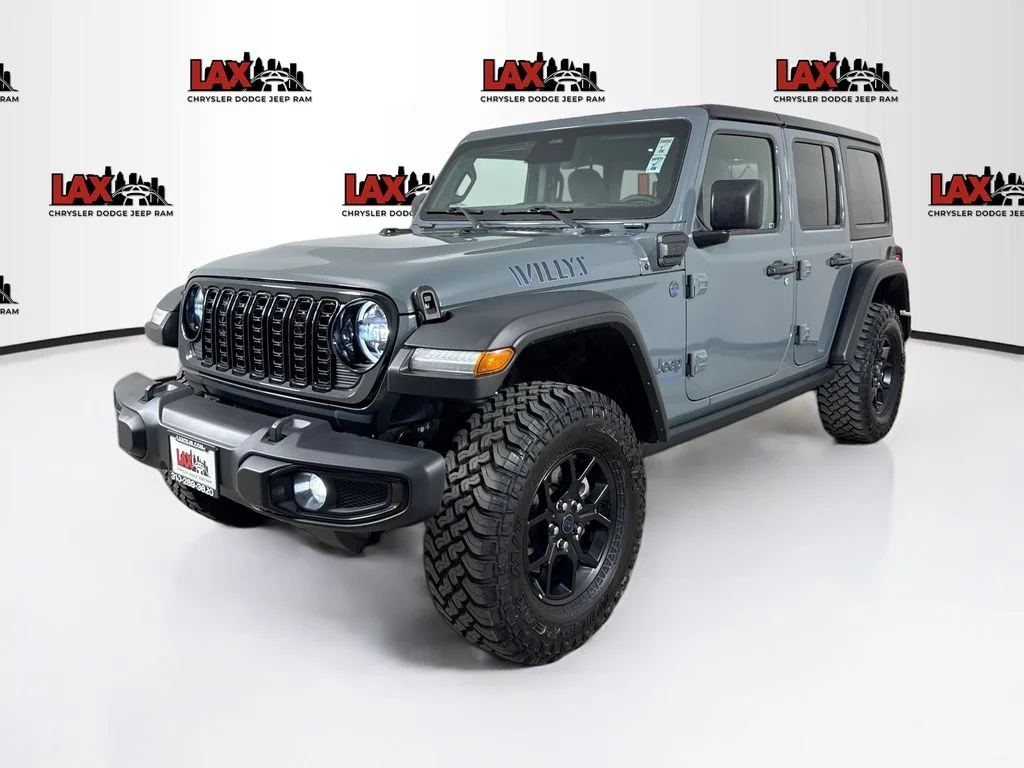 Used 2025 Gray Jeep Willys 4xe image 3