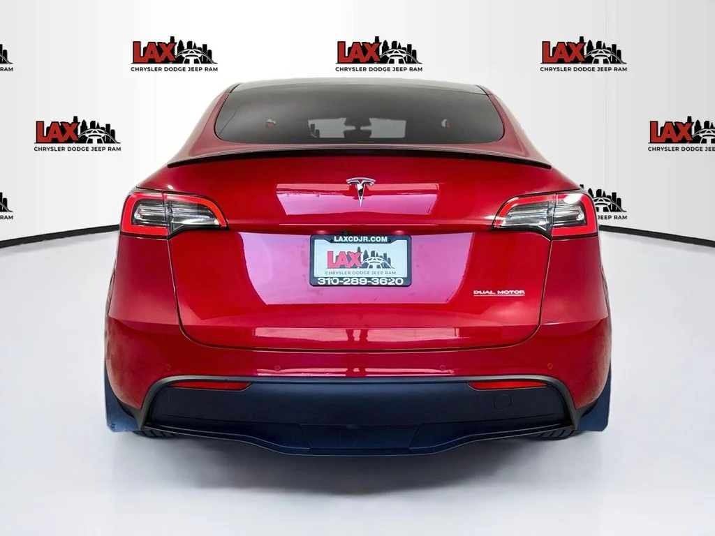 Used 2022 Red Tesla Performance image 6