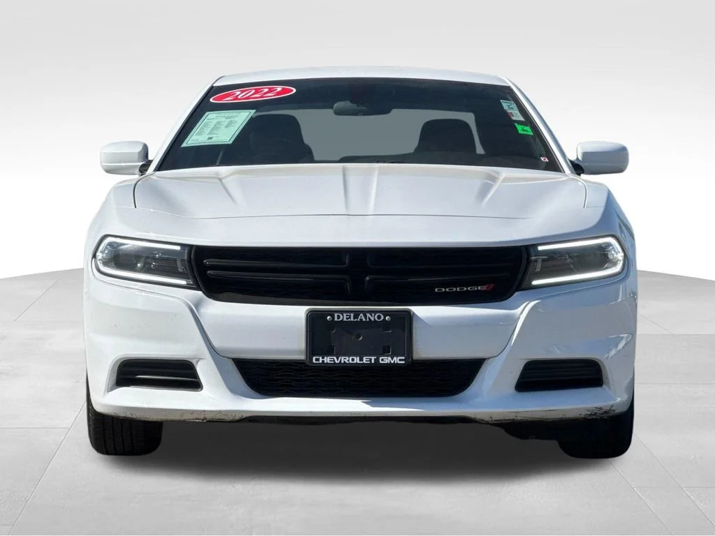 Used 2022 White Dodge SXT RWD image 8