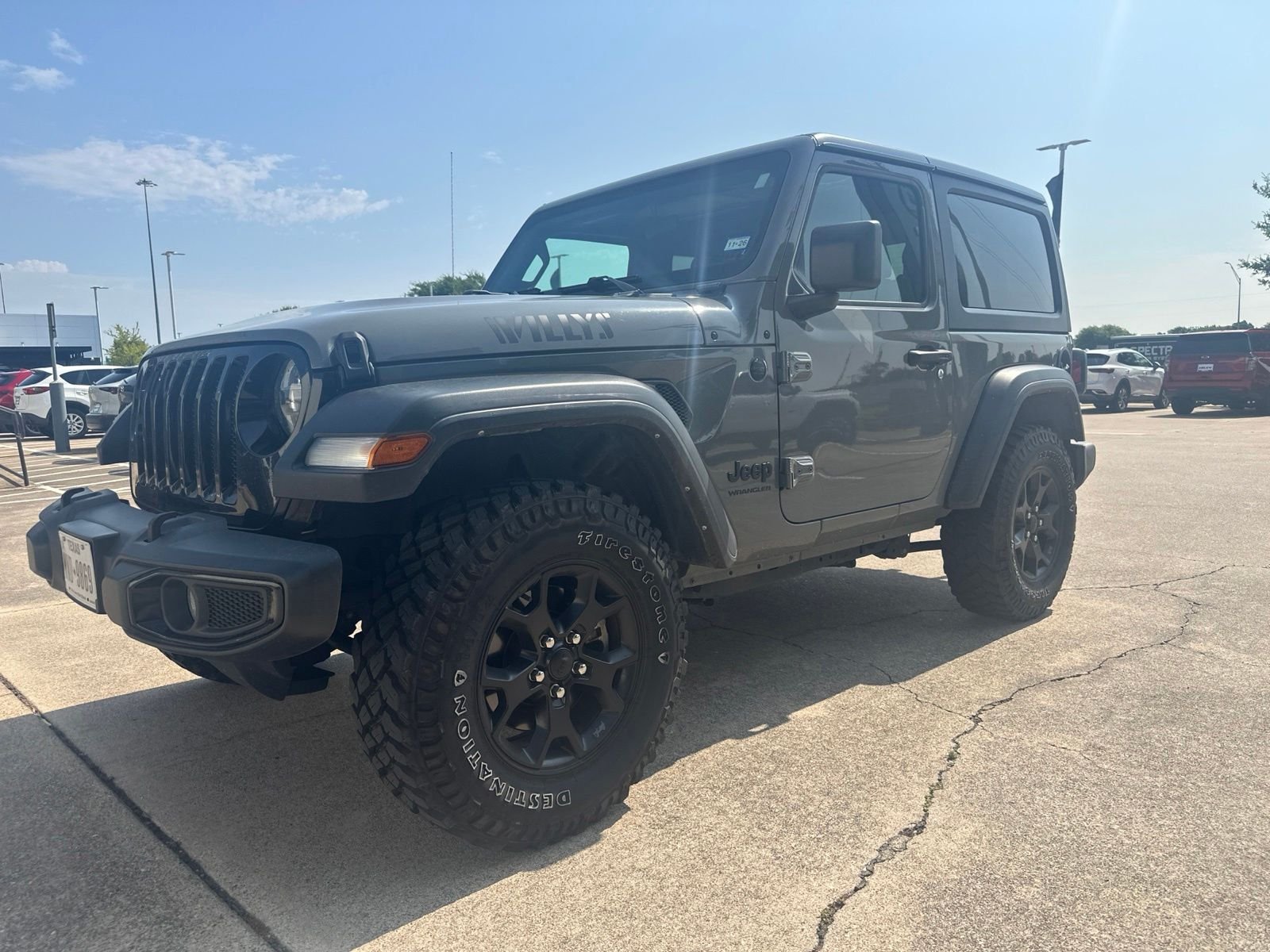 Used 2022 Gray Clearcoat Jeep Willys image 3