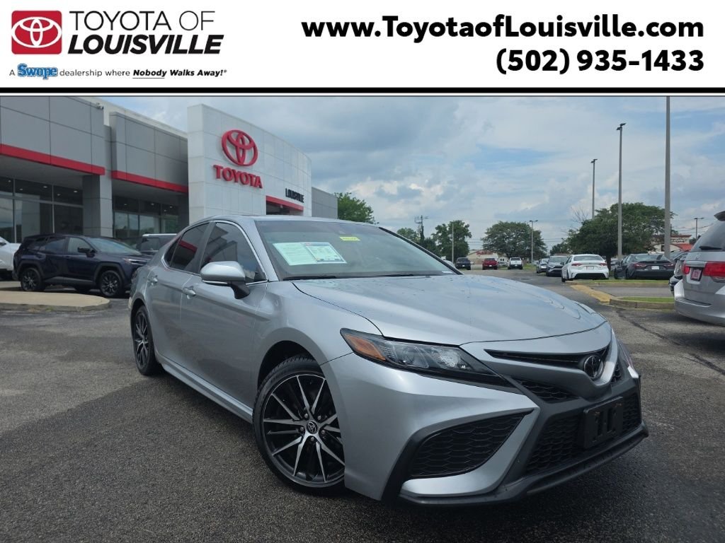 Certified Used 2022 Silver Toyota SE image 1