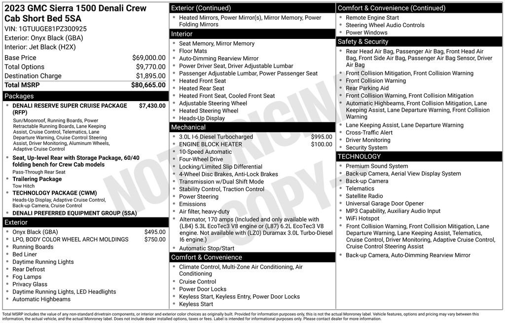 2023 GMC Sierra 4WD Crew Cab Short Box Denali's photo