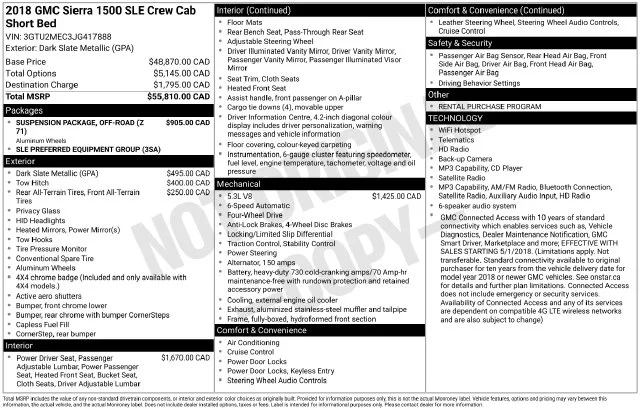 Used 2018 Black GMC SLE image 7