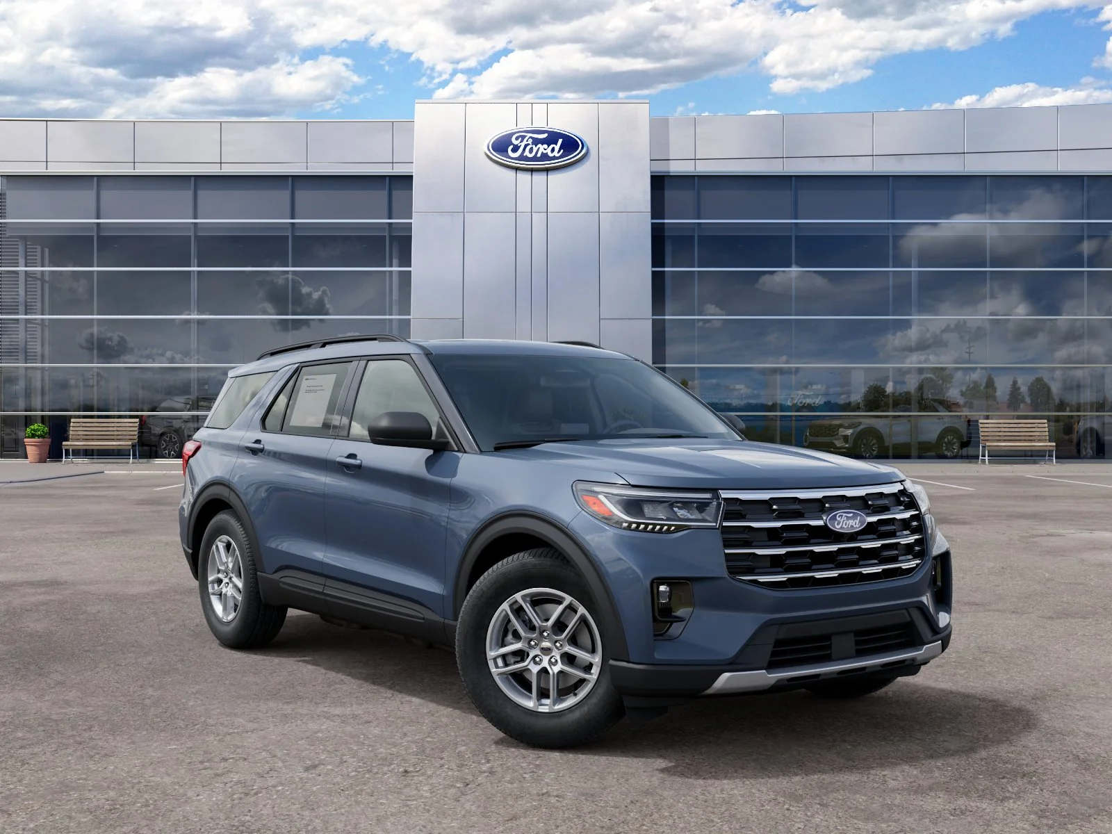 New 2027 Vapor Blue Metallic Ford Active image 17