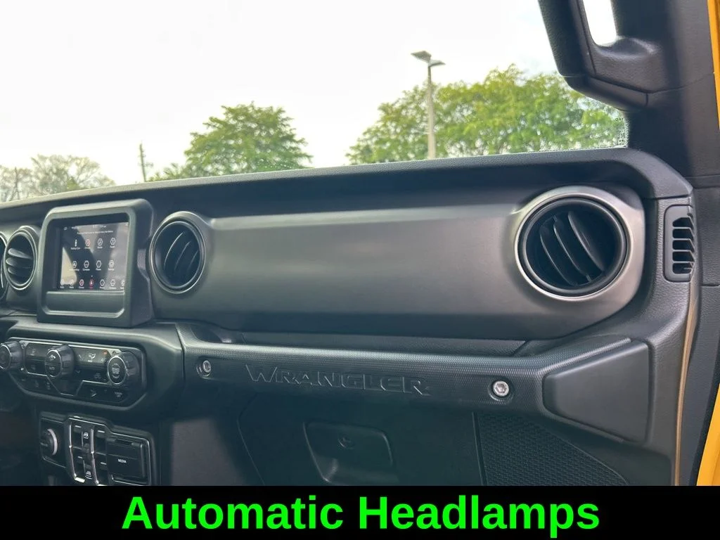 Certified Used 2020 Yellow Jeep Unlimited Sport S image 25