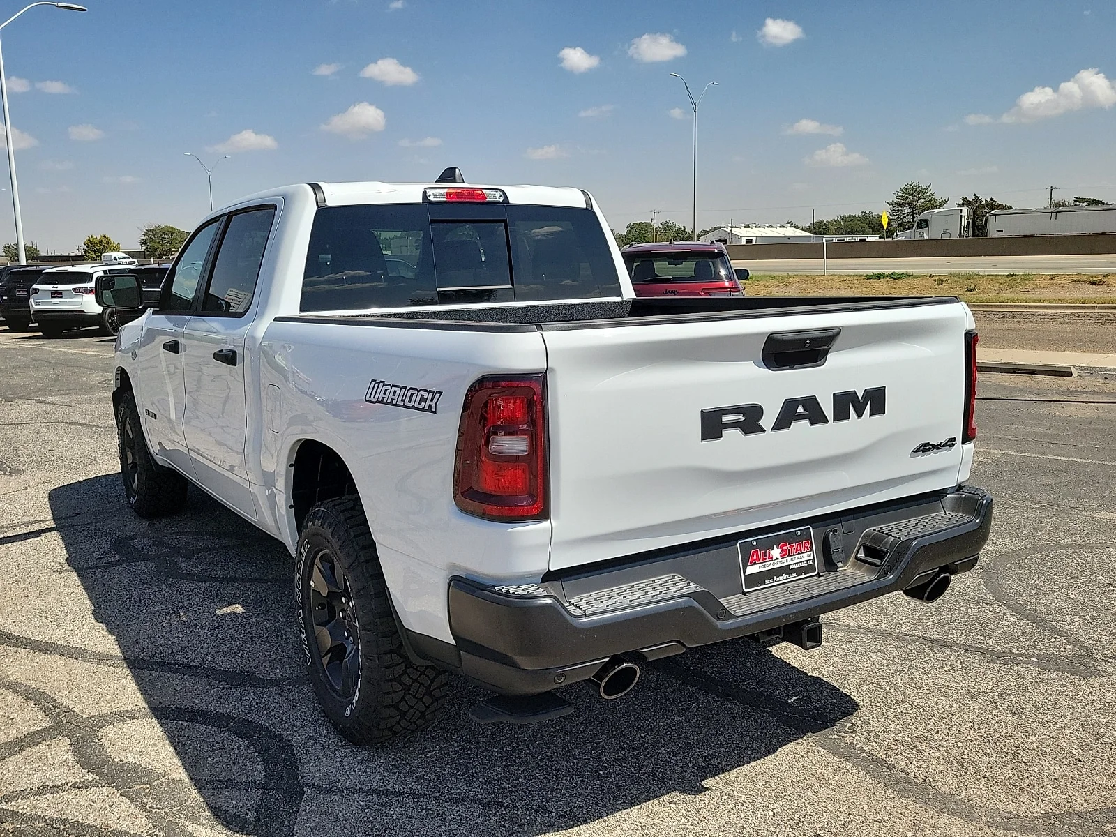 New 2026 Bright White Ram WARLOCK CREW CAB 4X4 5
