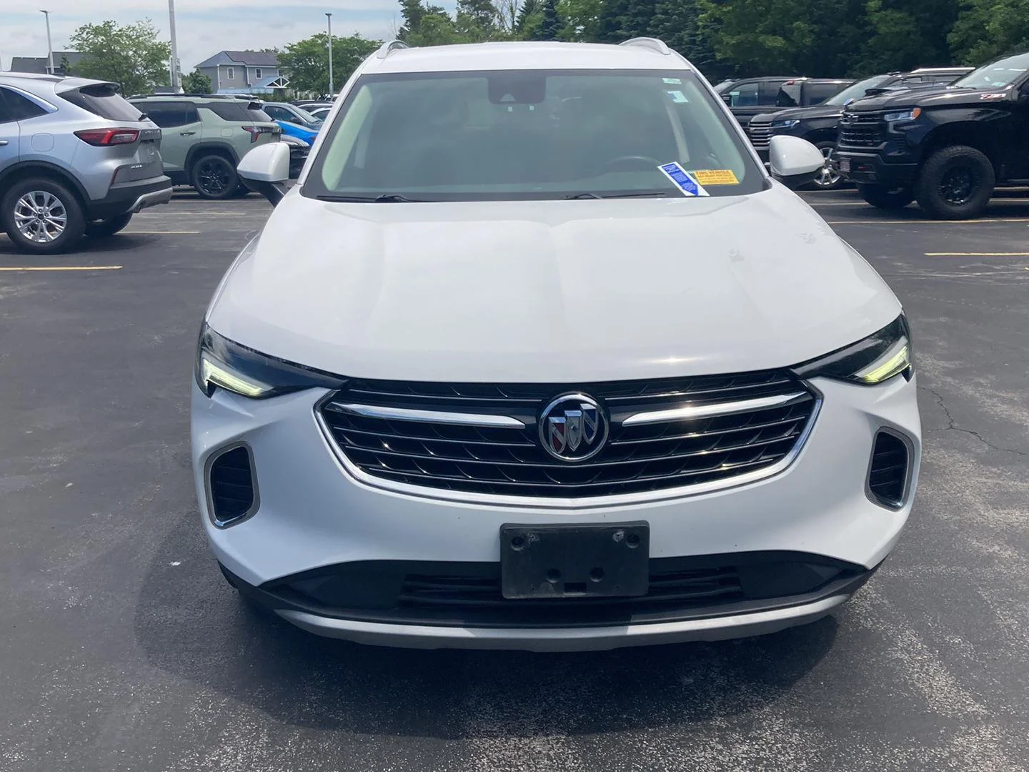 Used 2021 Summit White Buick Preferred image 2