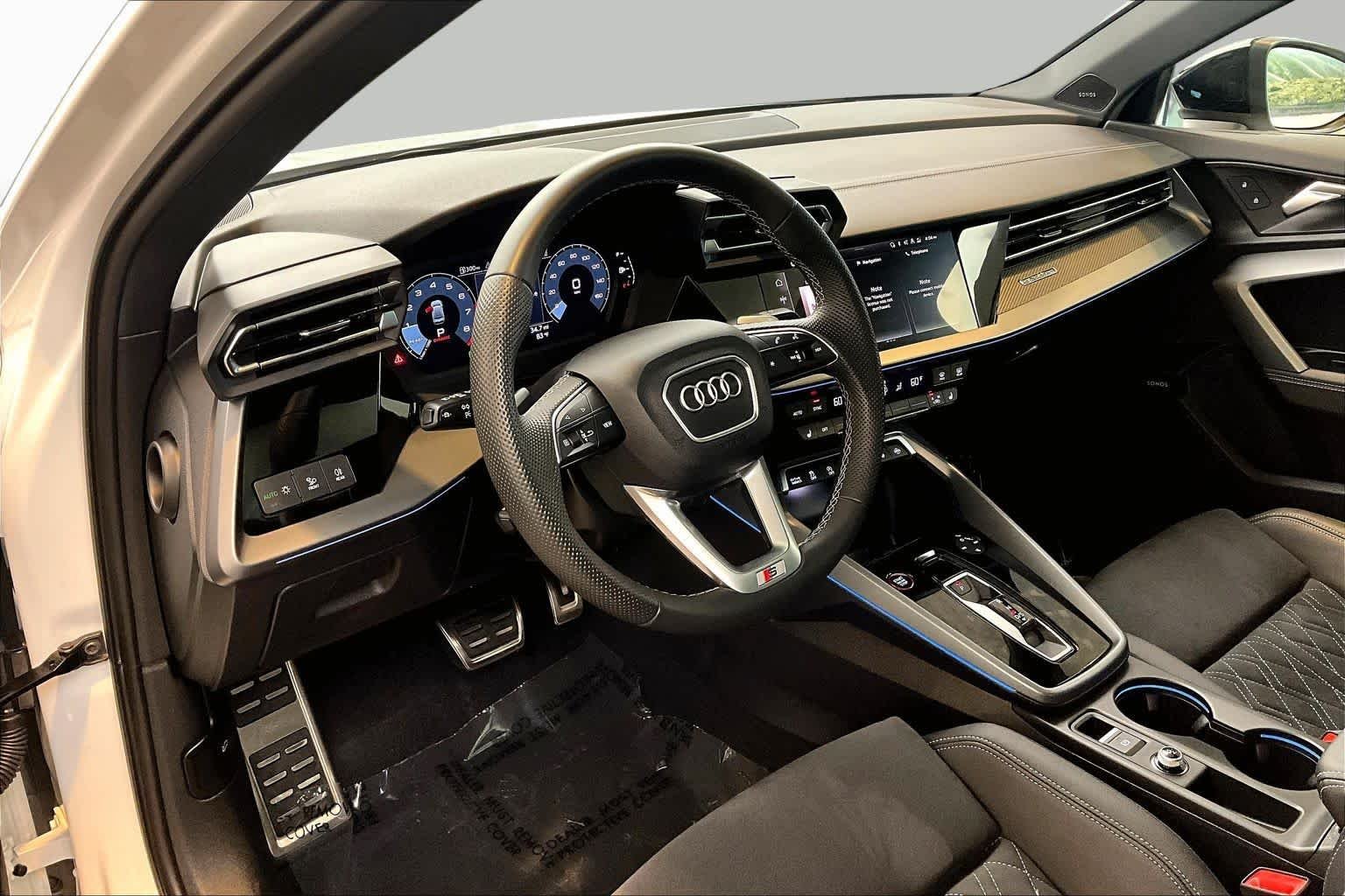 Used 2025 Glacier White Metallic Audi Premium Plus image 16