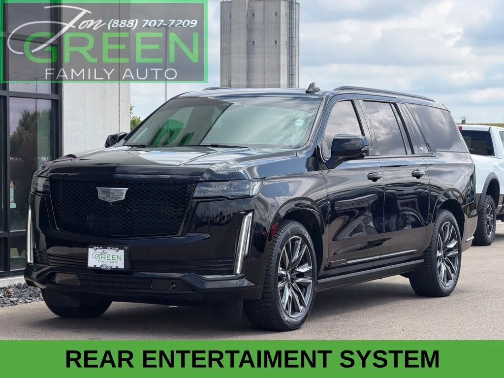 Used 2021 Black Cadillac Sport Platinum image 1
