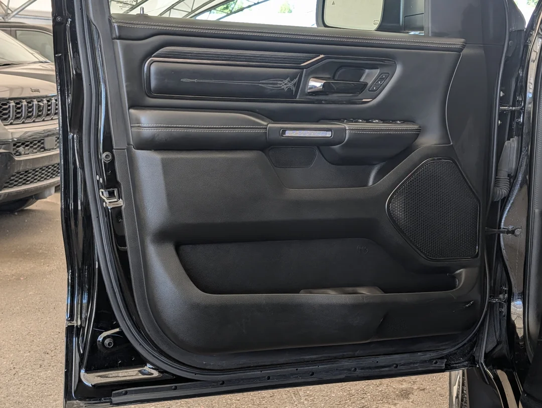 Used 2023 Black RAM Limited - - 4x4 - Pano Sunroof - 14.4 Uconnect NAV - 360 Camera & More! image 12