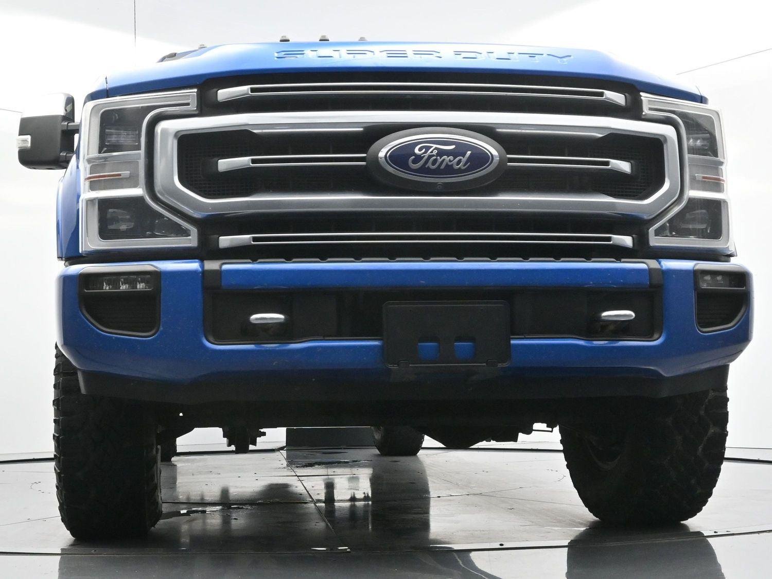 Used 2021 Velocity Blue Ford Platinum image 46