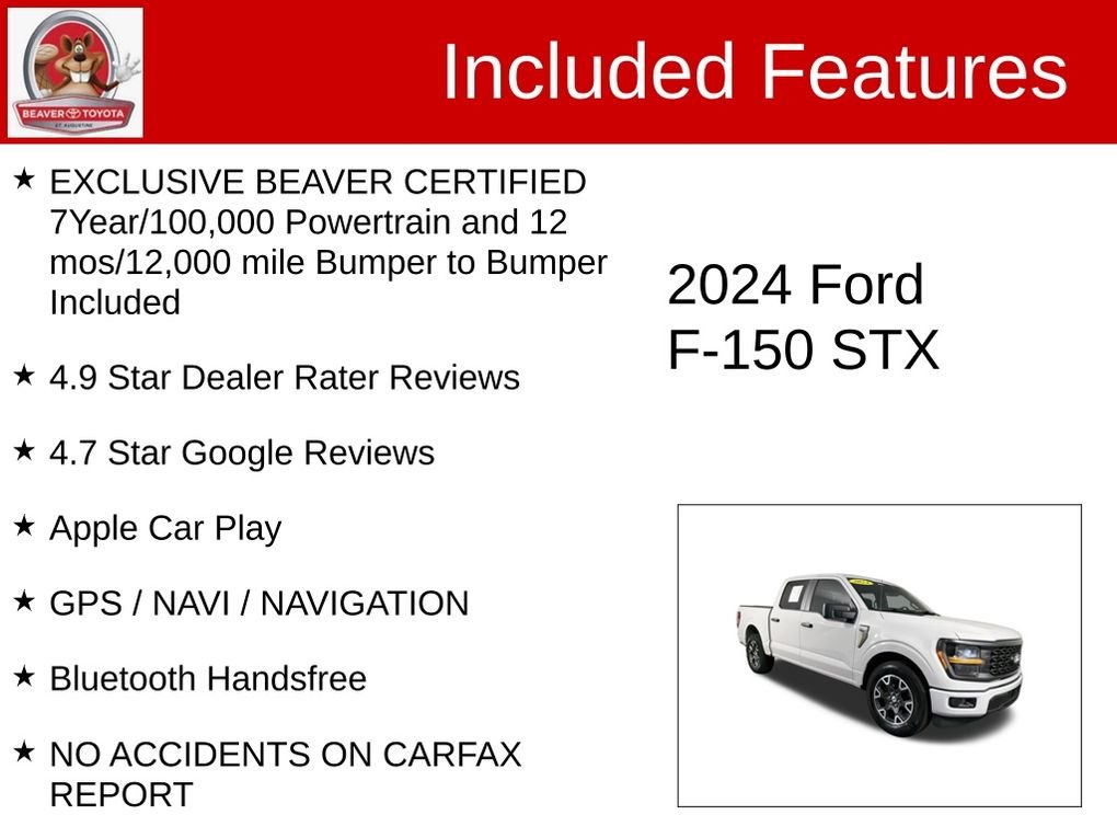 Used 2024 White Ford STX image 4