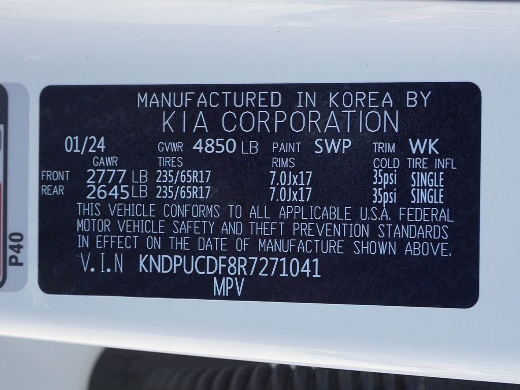 Used 2024 White Kia LX image 49