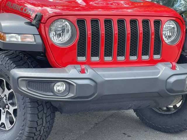 Certified Used 2018 Firecracker Red Clearcoat Jeep Unlimited Rubicon image 2
