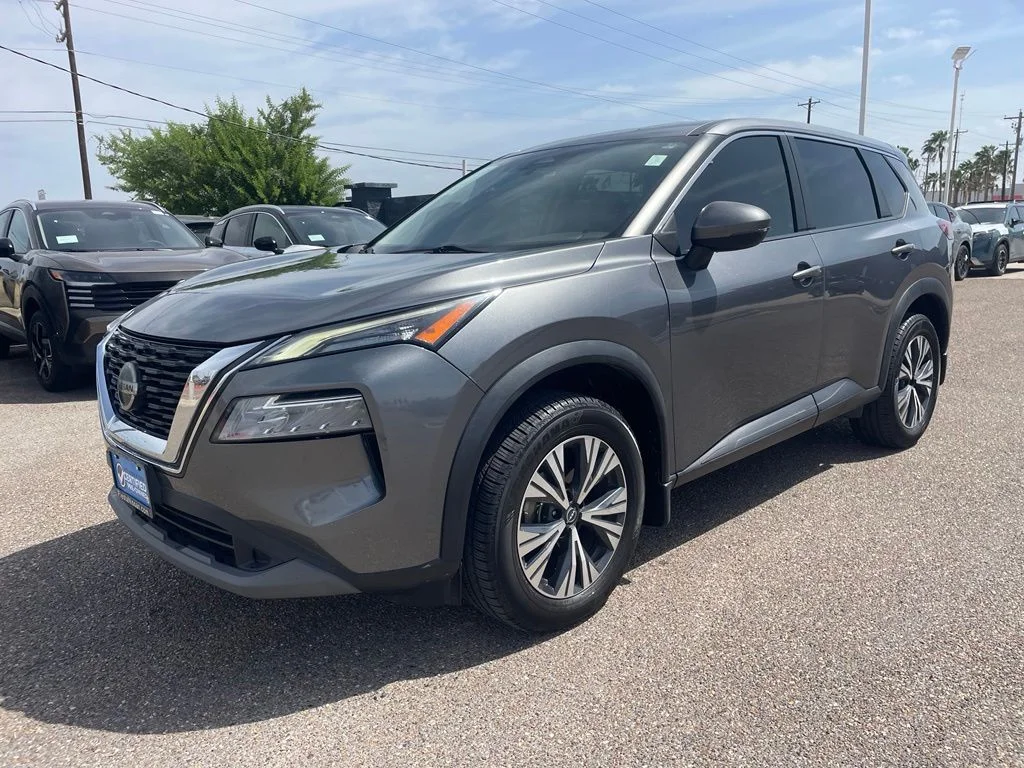Certified Used 2022 Gray Nissan SV image 3