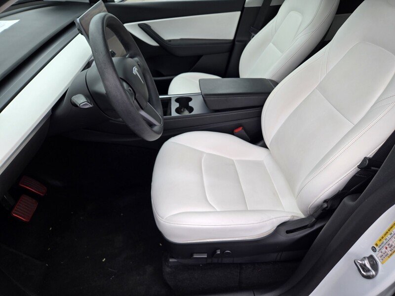 Used 2021 Pearl White Multi-Coat TESLA LONG RANGE AWD image 11
