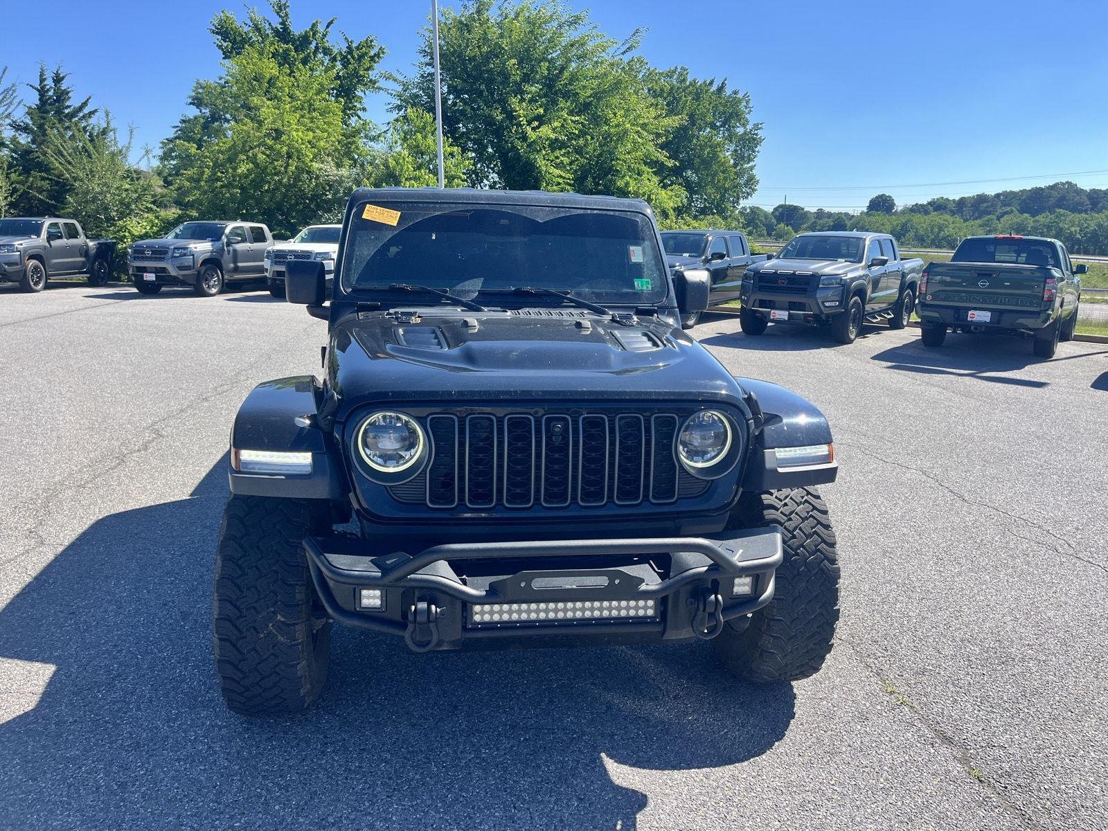 Used 2025 Black Clearcoat Jeep Rubicon image 2
