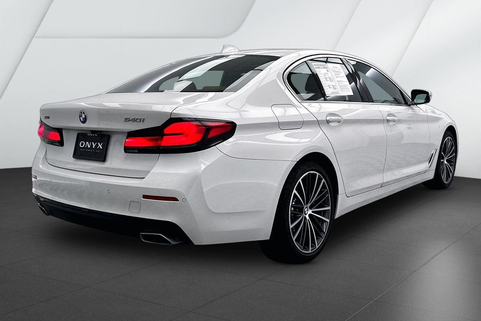 Certified Used 2023 Mineral White Metallic BMW 540i xDrive image 6