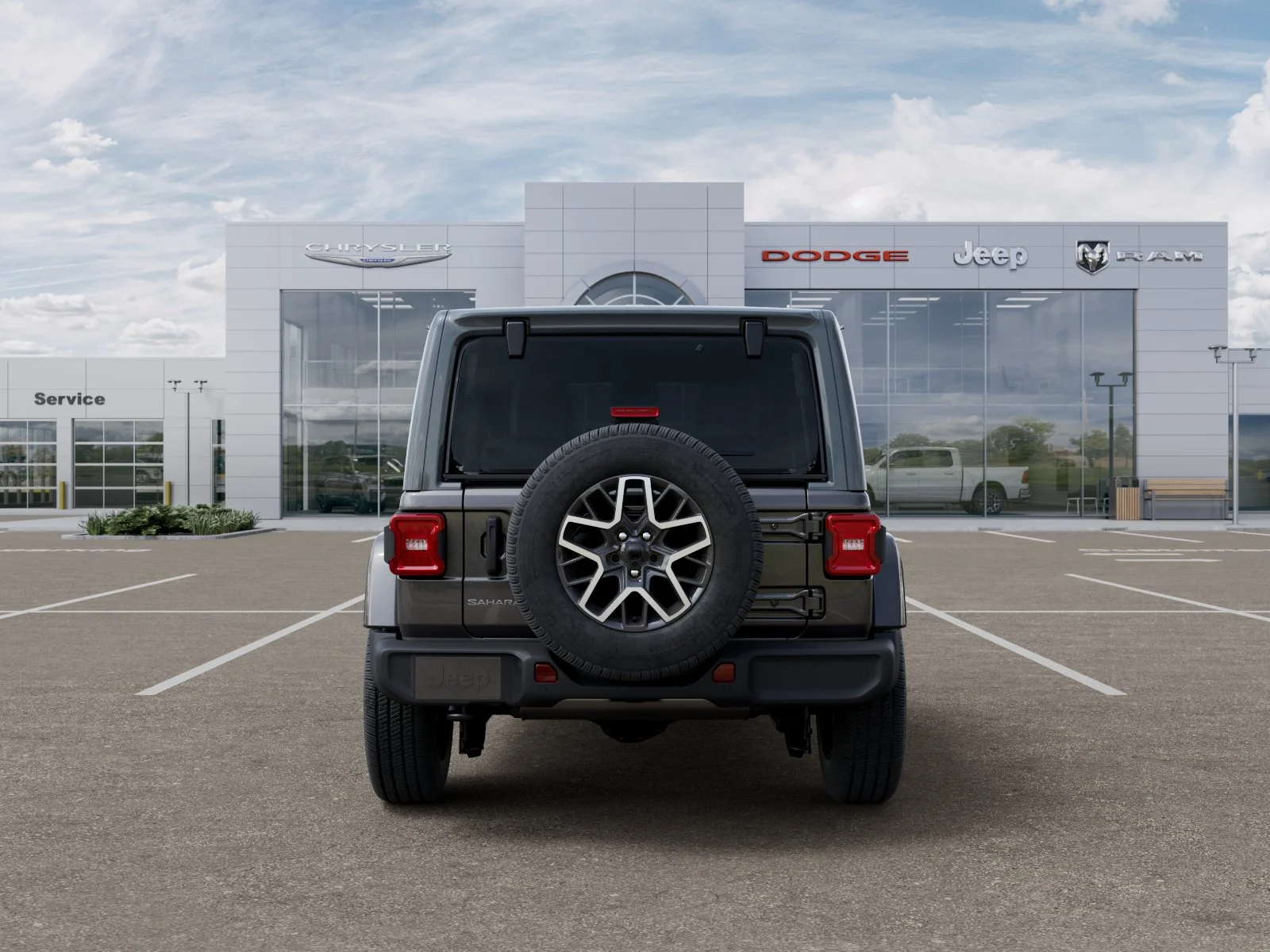 New 2026 Granite Crystal Metallic Clear-Coat Exterior Paint Jeep Sahara image 38