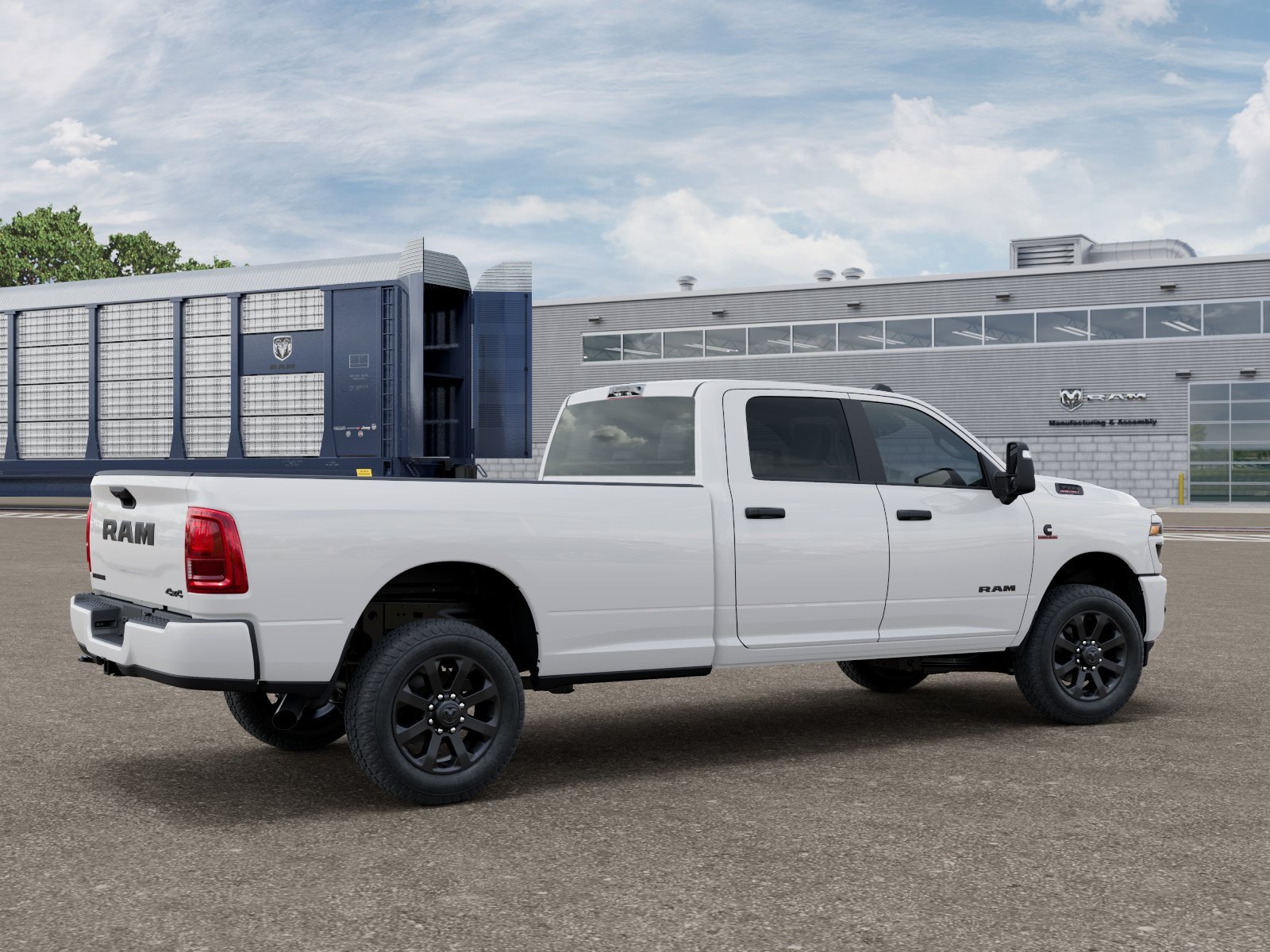 New 2027 Bright White Clearcoat RAM Big Horn image 2